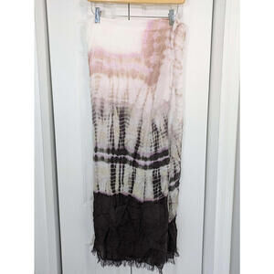 J.Jill NWT Scarf Gray Pink 30"x35" Wrap